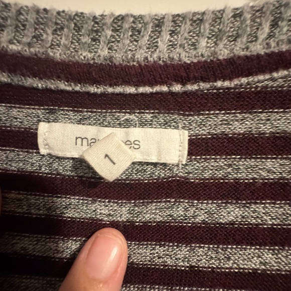 Multi patterned v neck sweater - Picture 2 of 2